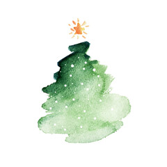 christmas tree doodle drawing 3