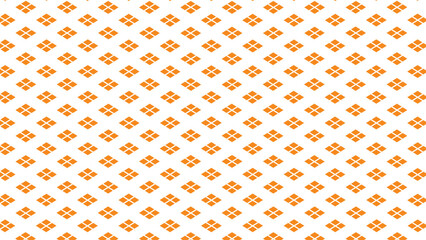Orange and white rhombus pattern