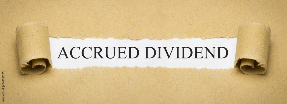 Wall mural Accrued Dividend 