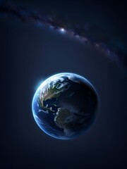 Fototapeta na wymiar Planet earth in space.