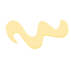 illustration of mayonnaise sauce