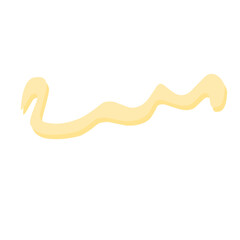 illustration of mayonnaise sauce