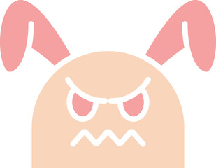 Angry Rabbit Emoticon
