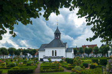 The churchyard at the "Holm" in Schleswig