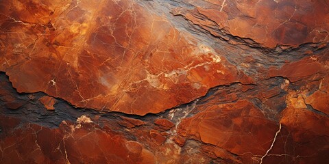Dark brown orange marble texture. Rust color. Stone background with space for design. Close - up....
