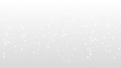 Falling snow flake template transparent background