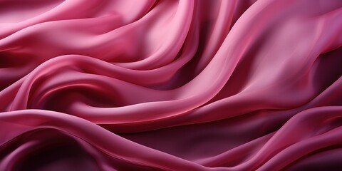 Magenta abstract background with dark line. Gradient. Archidea purple color. Toned silk fabric surface. Bright. Elegant. Space for design. Valentine, Mother's day, festive. Web banner. - obrazy, fototapety, plakaty