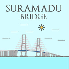 Suramadu Bridge East Java, Indonesia