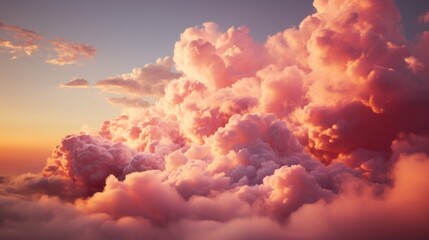 Photo of cumulus clouds