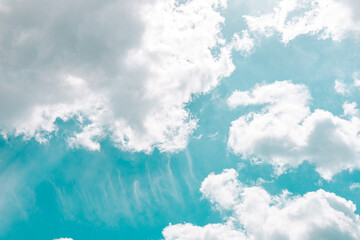blue sky with clouds