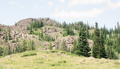 SKRE Field On Colorado Mountain Top