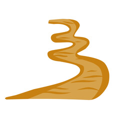 dirt road vector elements