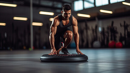 Dynamic core exercises with controlled form using gliding disc