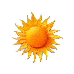 sun isolated on transparent or white background, png