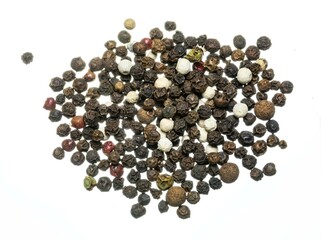 Seasoning peas isolated on a white background