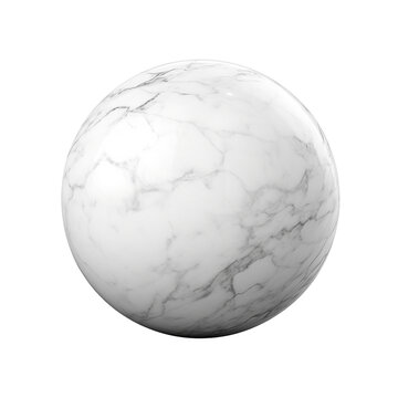 3D Marble ball clip art