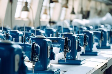 Sewing designer factory fabric industrial manufacture