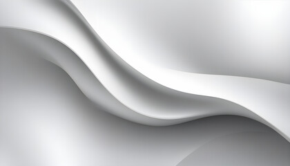 Abstract white wavy background
