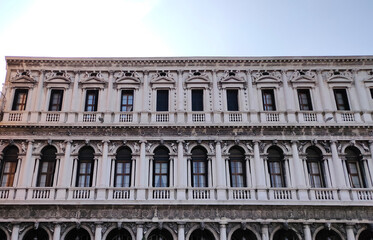 Naklejka premium The Museo Correr is a museum in Venice. The building that encloses the far end of the Piazza San Marco
