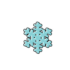 Snow icon vector