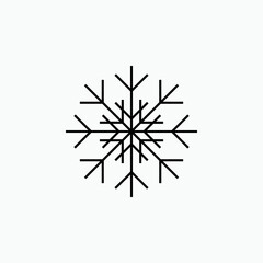 Frozen  Icon. Freeze Symbol - Vector Logo Template.