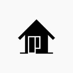 Home Icon. House, Residence Symbol - Vector.