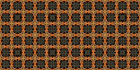 Kaleidoscope of color with beautiful ornamental pattern,  Seamless pattern