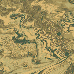 Abstract pattern in fluid art style for prints, paintings, banners and simple backgrounds