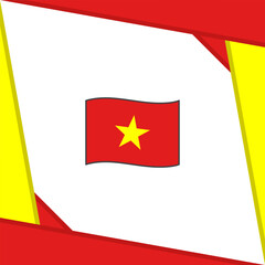Vietnam Flag Abstract Background Design Template. Vietnam Independence Day Banner Social Media Post. Vietnam Independence Day