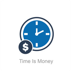 Time Is Money icon concept