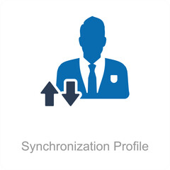 Synchronization Profile and user icon concept