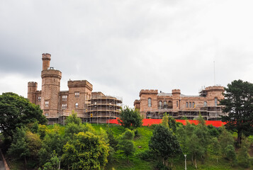 Fototapeta na wymiar Inverness Castle in Inverness