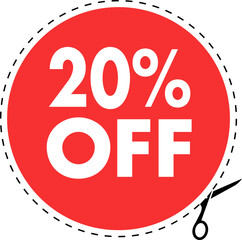 Sales discount icon percent. Percentage icon vector illustration. Outline sales percent tag. Percentage sign for web site and mobile app. Vector illustration