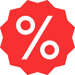 Sales discount icon percent. Percentage icon vector illustration. Outline sales percent tag. Percentage sign for web site and mobile app. Vector illustration