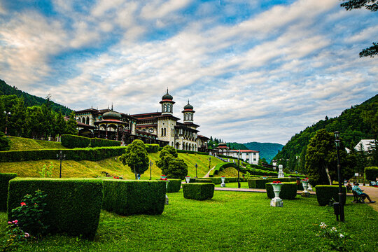 Slanic Moldova - castle in the park