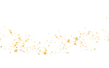 Modern design with gold dots on white background.