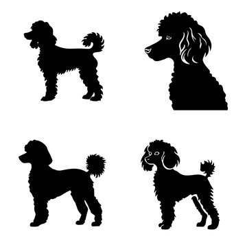silhouette, dog, vector, animal, horse, dog breed svg, dog breed, dog vector, dog silhouette, illustration, pet, icon, animals, set, collection, black, dogs, terrier, running, farm, cat, puppy, labrad