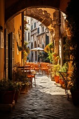 beautiful old town famous europe cityscape in summertime delight travel season tourism background