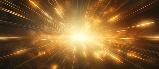 Fototapeta premium AI rendering of sun rays in an abstract manner