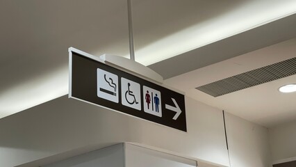 sign in airport