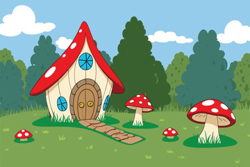 Fairy House in a forest 03