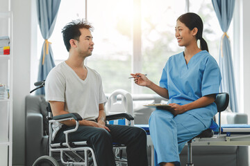 Doctors are providing counseling regarding prostate and venereal cancers that have been detected in...