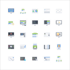 Fototapeta premium interface icon set