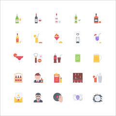 bar icon set