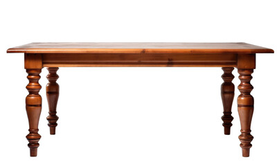 Dining Table. Transparent Background. PNG