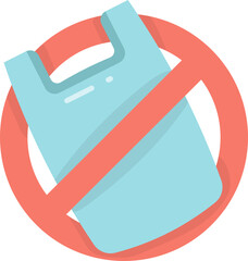 No plastic bag icon