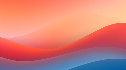 Сolored abstract gradient background. Smooth transitions of blue and red colors.