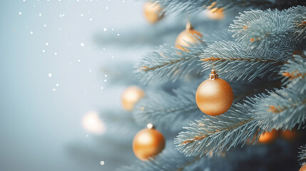 Close up Christmas tree background