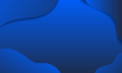 blue wave curve round with soft gradient abstract background