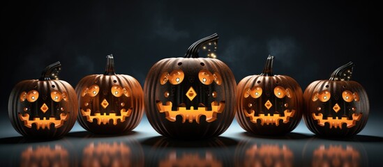 AI creating Halloween pumpkins